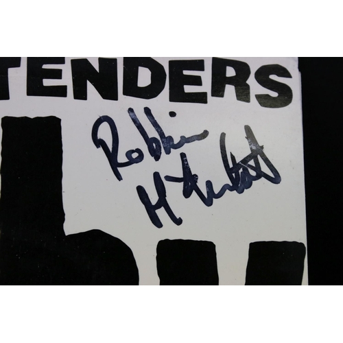 385 - Vinyl & Autographs – 7 The Pretenders / Talk Talk singles signed by band member Robbie McIntosh to i... 