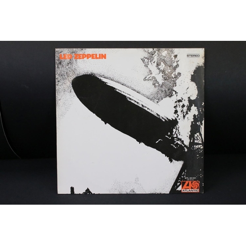 446 - Vinyl - 4 German press Led Zeppelin LPs to include One, Three, Song Remains The Same, Physical Graff... 