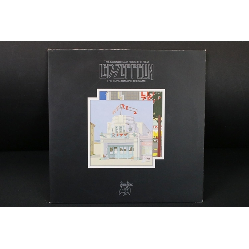 446 - Vinyl - 4 German press Led Zeppelin LPs to include One, Three, Song Remains The Same, Physical Graff... 