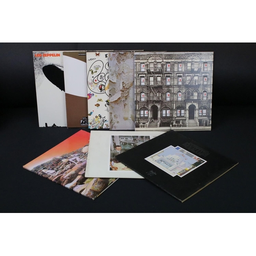 447 - Vinyl - 8 German press Led Zeppelin LPs to include One, Two, Three, Four Symbols, Physical Graffiti,... 