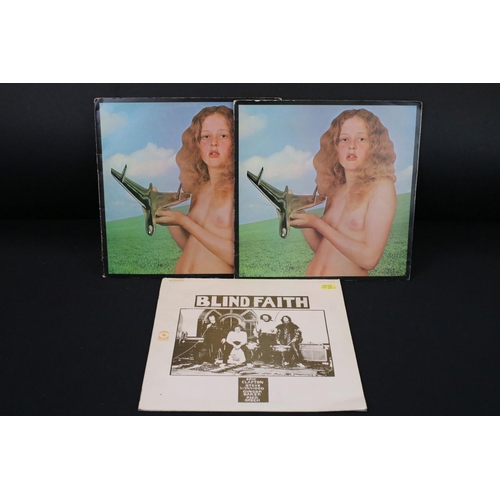 450 - Vinyl - 3 Blind Faith LPs to include Self Titled x 2 (583059) including one early pressing, and Blin... 