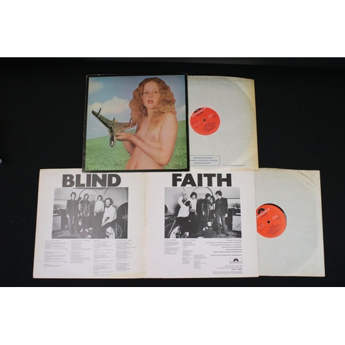 450 - Vinyl - 3 Blind Faith LPs to include Self Titled x 2 (583059) including one early pressing, and Blin... 