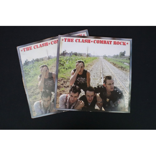 455 - Vinyl - 5 The Clash UK press LPs to include The Clash, Sandinista, The Story Of, Combat Rock x 2.  C... 