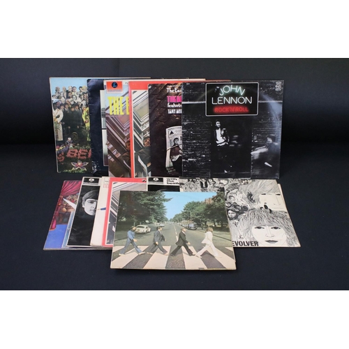 457 - Vinyl - 13 The Beatles & related LPs spanning their career including reissues.  Condition varies thr... 