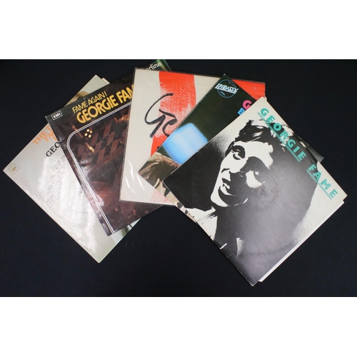 492 - Vinyl – 20 Georgie Fame LPs spanning his career to include Rhythm And Blues At The Flamingo (Origina... 