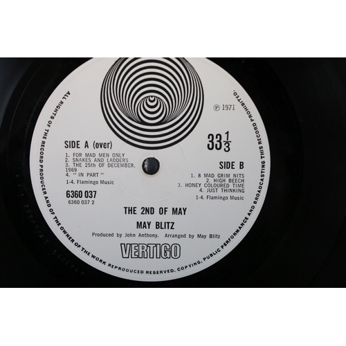 601 - Vinyl - May Blitz The 2nd Of May on Vertigo Records 6360 037.  Original UK 1971 1st pressing, Large ... 