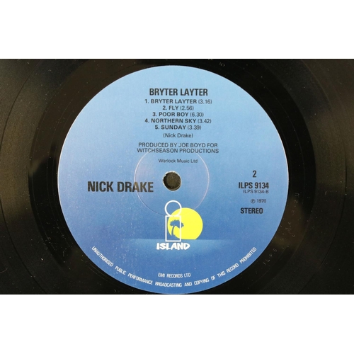 603 - Vinyl - Nick Drake Bryter Layter UK 1978 pressing on Island Records ILPS 9134. A2 / B2 matrices, fir... 