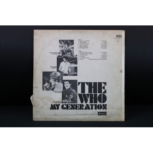 607 - Vinyl - The Who My Generation. Original UK 1965 1st pressing on Brunswick Records LAT 8616, 1B/1B ma... 