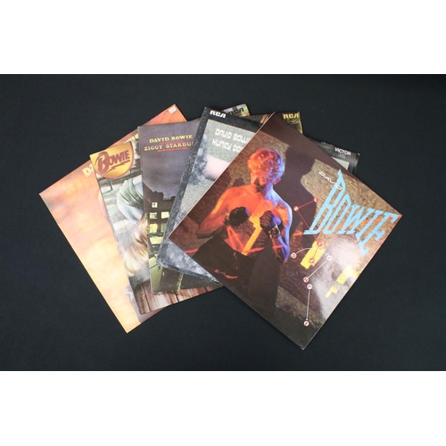 475 - Vinyl - 12 David Bowie LPs to include The World Of, The Best Of, Pinups, Changes One Space Oddity, S... 