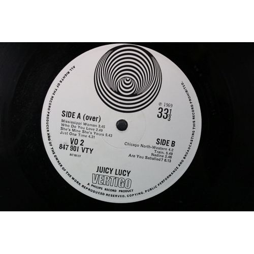 507 - Vinyl - Prog Rock - 4 albums on Vertigo Records to include Juicy Lucy - Lie Back And Enjoy It (UK 1s... 