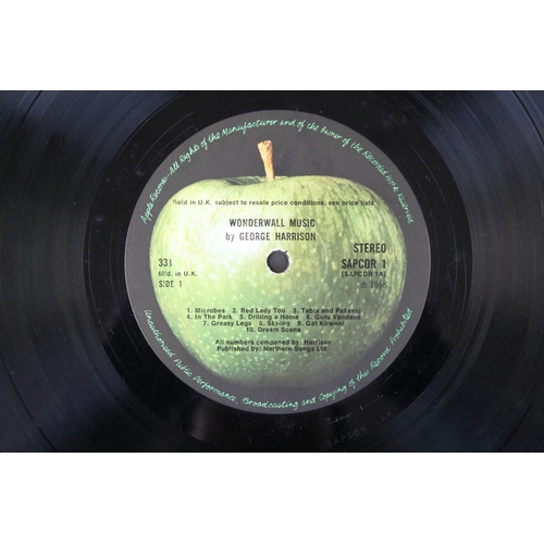 609 - Vinyl - George Harrison Wonderwall Music on Apple Records SAPCOR 1. Original UK 1st pressing, Mfg In... 