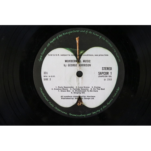 609 - Vinyl - George Harrison Wonderwall Music on Apple Records SAPCOR 1. Original UK 1st pressing, Mfg In... 