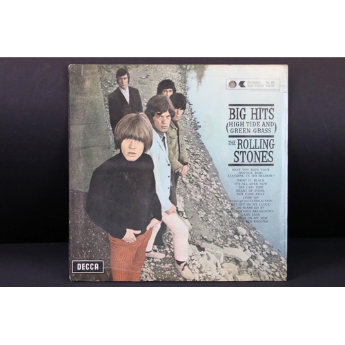 610 - Vinyl - The Rolling Stones Big Hits (High Tide And Green Grass) TX 101.  Original Jamaican 1st press... 