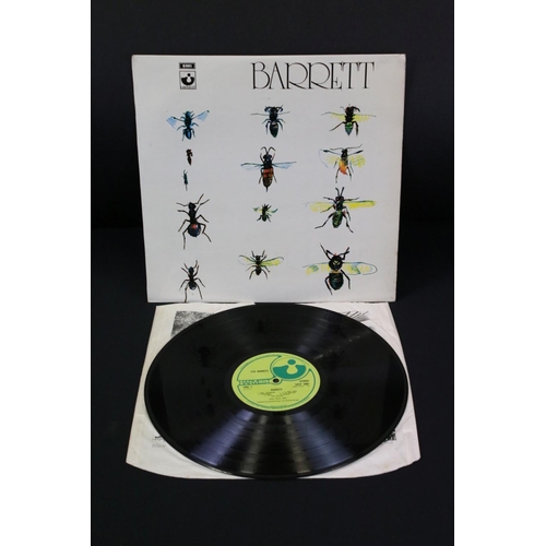 613 - Vinyl – 2 Syd Barrett LPs to include Barrett (Original UK 1st Pressing, Stereo, SHSP 4007) front lam... 