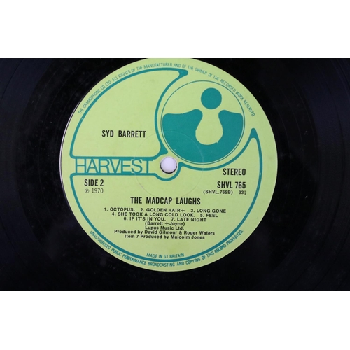 613 - Vinyl – 2 Syd Barrett LPs to include Barrett (Original UK 1st Pressing, Stereo, SHSP 4007) front lam... 