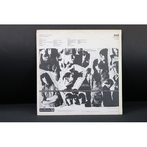 615 - Vinyl – 4 Jefferson Airplane original UK albums to include Surrealistic Pillow (1966 1st Pressing on... 