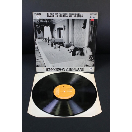 615 - Vinyl – 4 Jefferson Airplane original UK albums to include Surrealistic Pillow (1966 1st Pressing on... 