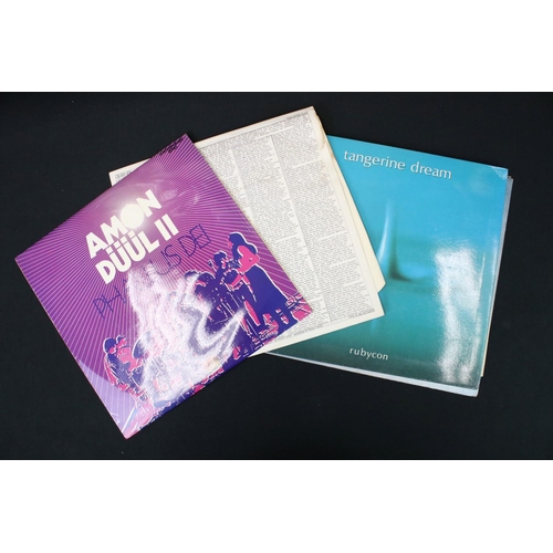 618 - Vinyl - Krautrock - 9 Original albums to include Amon Düül II, 6 albums: Phallus Dei (UK 1972 2nd Pr... 