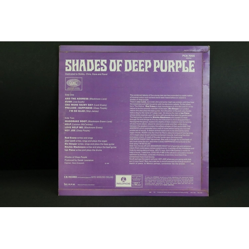 535 - Vinyl - Deep Purple - Shades Of Deep Purple original UK 1971 2 box EMI pressing on Parlophone Record... 