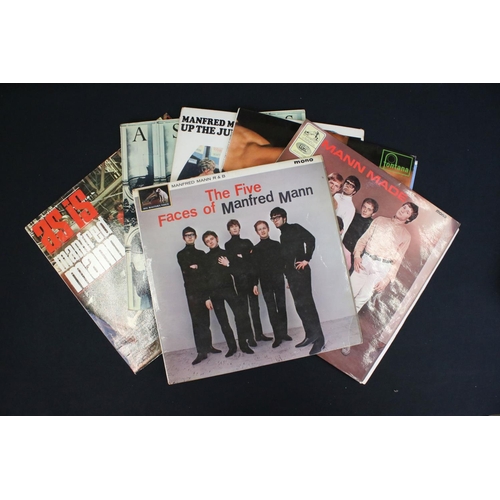 631 - Vinyl – 20 Manfred Mann & related albums to include As Is (original UK withdrawn train sleeve TL 537... 