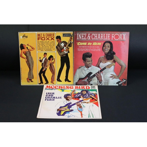 632 - Vinyl - Soul - 3 original UK pressing albums by Inez & Charlie Foxx to include Inez & Charlie Foxx (... 