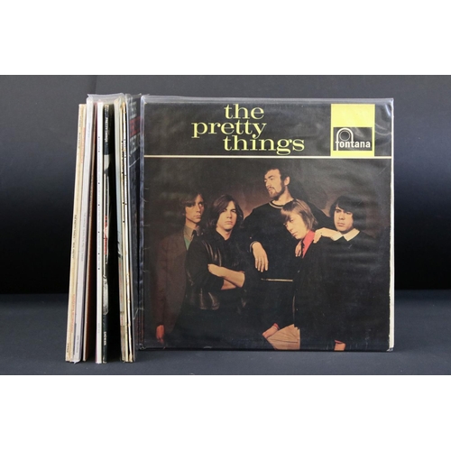 634 - Vinyl - 11 The Pretty Things albums to include The Pretty Things (original UK 1st pressing on Fontan... 