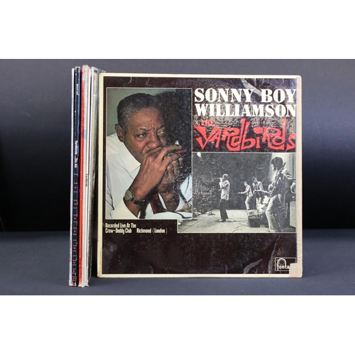 636 - Vinyl – 8 The Yardbirds albums to include Sonny Boy Williamson & The Yardbirds (Original UK), Five L... 