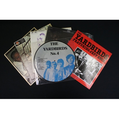 636 - Vinyl – 8 The Yardbirds albums to include Sonny Boy Williamson & The Yardbirds (Original UK), Five L... 