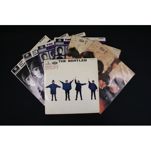 638 - Vinyl - 11 The Beatles LPs to featuring some duplication to include With The Beatles, A Hard Days Ni... 