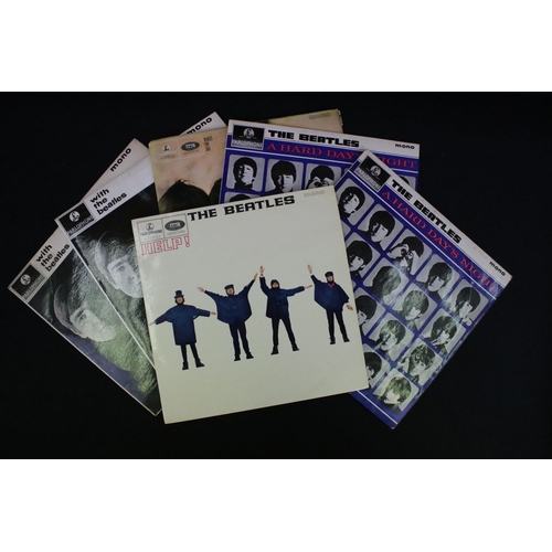 639 - Vinyl - 19 The Beatles LPs featuring some duplication including With The Beatles, For Sale, A Hard D... 