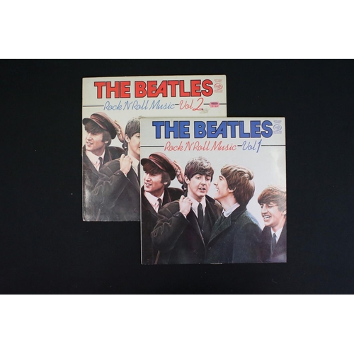 639 - Vinyl - 19 The Beatles LPs featuring some duplication including With The Beatles, For Sale, A Hard D... 