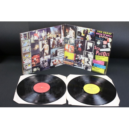 649 - Vinyl - 3 Sex Pistols LPs and 1 12