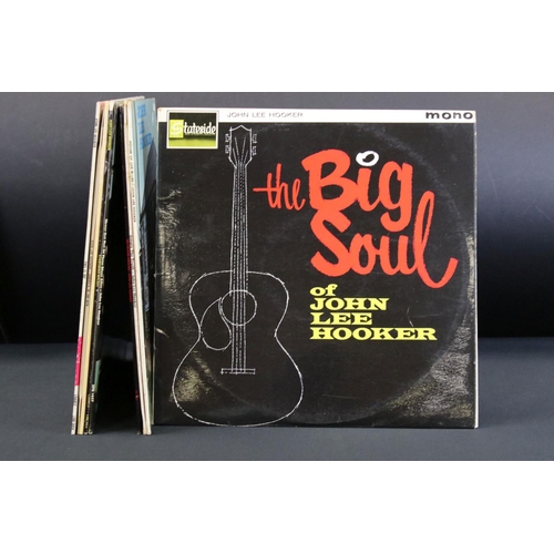 658 - Vinyl – 9 John Lee Hooker albums to include The Big Soul Of John Lee Hooker (Original UK Stateside R... 