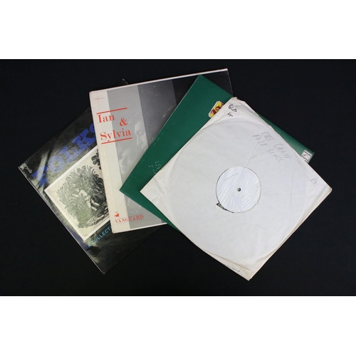 660 - Vinyl – 9 rare folk albums including private pressings and a test pressing to include The Foggy Dew-... 