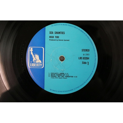 661 - Vinyl - Psych / Prog - 2 copies of High Tide - Sea Shanties album, original UK 1969, Blue Liberty la... 