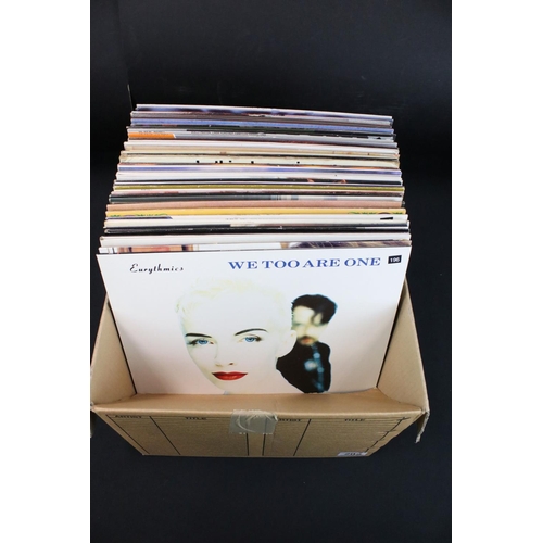 202 - Vinyl - Over 50 LPs featuring female artists or female fronted bands to include Eurythmics, Debbie H... 