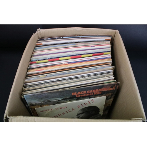 341 - Vinyl - Over 50 LPs spanning genres and decades to include Black Sabbath, Neil Young, Iggy Pop, Shir... 