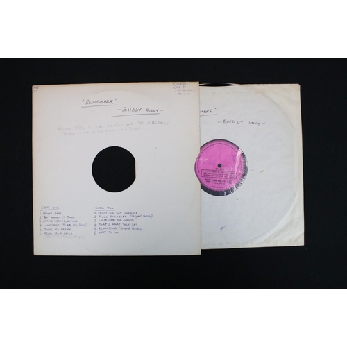 643 - Vinyl - Buddy Holly and related - 2 original UK Test Pressings and 1 promo to include Buddy Holly Re... 