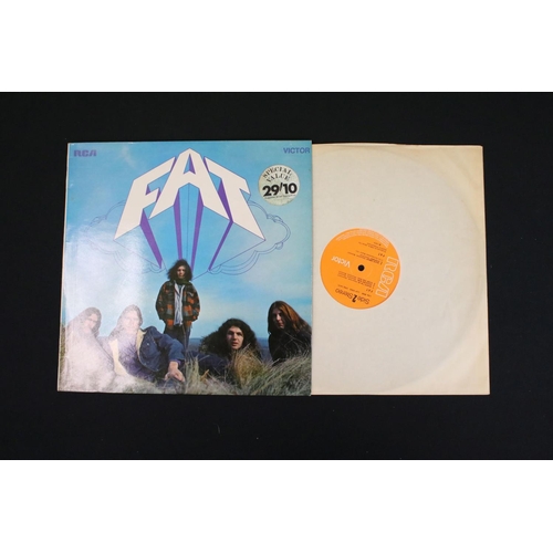 647 - Vinyl -  4 rare original psych / prog LPs to include Fat self titeld (RCA Records, LSA 3009) VG+ / V... 