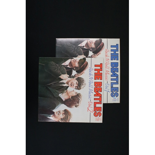 684 - Vinyl - 12 The Beatles LPs to include 2 x Greatest Hits (UK & German pressings, German version with ... 