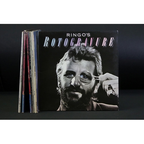 690 - Vinyl - Ringo Starr - 10 LPs to include Rotogravure, Goodnight Vienna, Bad Boy, Beaucoups of Blues, ... 