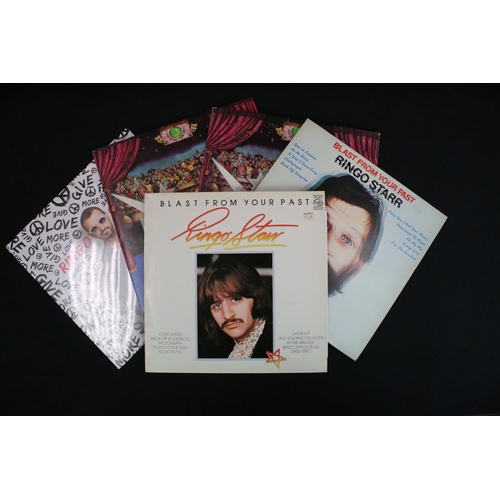 690 - Vinyl - Ringo Starr - 10 LPs to include Rotogravure, Goodnight Vienna, Bad Boy, Beaucoups of Blues, ... 