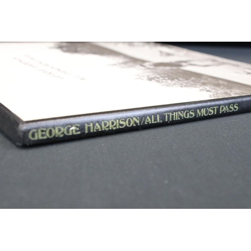 691 - Vinyl - George Harrison All Things Must Pass LP on Apple STCH 639, Eric Clatpon credit to box, poste... 