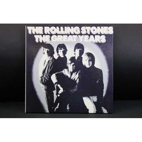 692 - Vinyl - The Rolling Stones The Great Years Box Set on Readers Digest / Decca 4 LP Box Set, box, inne... 