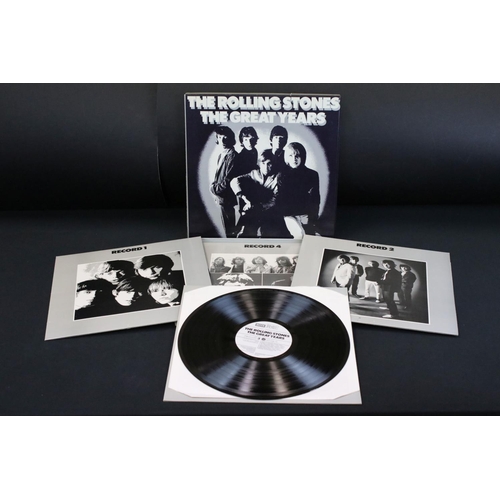 692 - Vinyl - The Rolling Stones The Great Years Box Set on Readers Digest / Decca 4 LP Box Set, box, inne... 