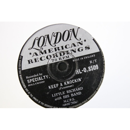 443 - Vinyl - 38 Rock N Roll / Rockabilly Original UK 78s to include: Little Richard, 4 titles: Keep A Kno... 