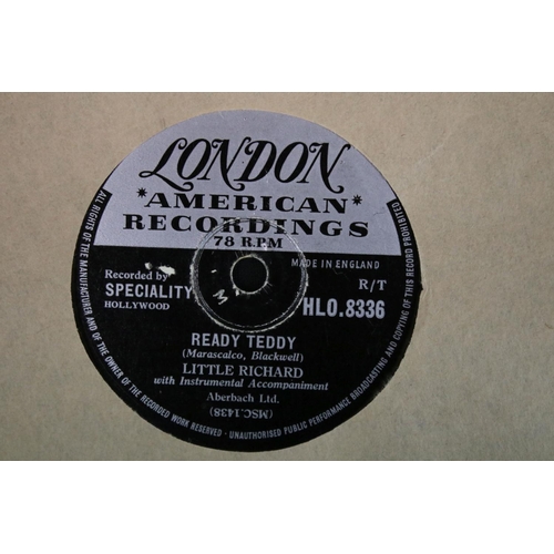 443 - Vinyl - 38 Rock N Roll / Rockabilly Original UK 78s to include: Little Richard, 4 titles: Keep A Kno... 