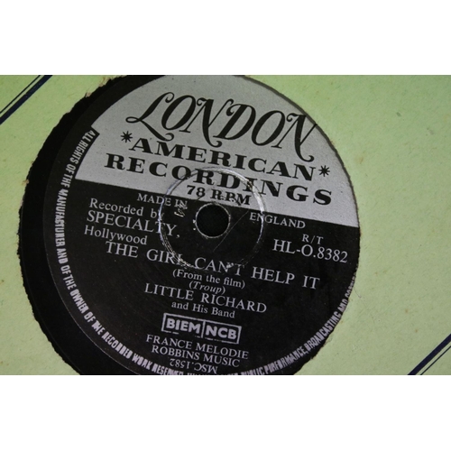 443 - Vinyl - 38 Rock N Roll / Rockabilly Original UK 78s to include: Little Richard, 4 titles: Keep A Kno... 