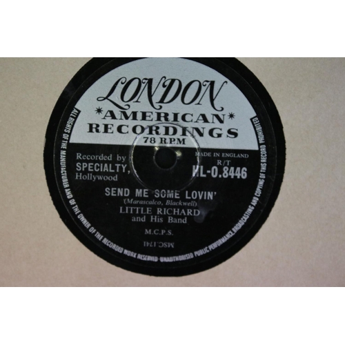 443 - Vinyl - 38 Rock N Roll / Rockabilly Original UK 78s to include: Little Richard, 4 titles: Keep A Kno... 