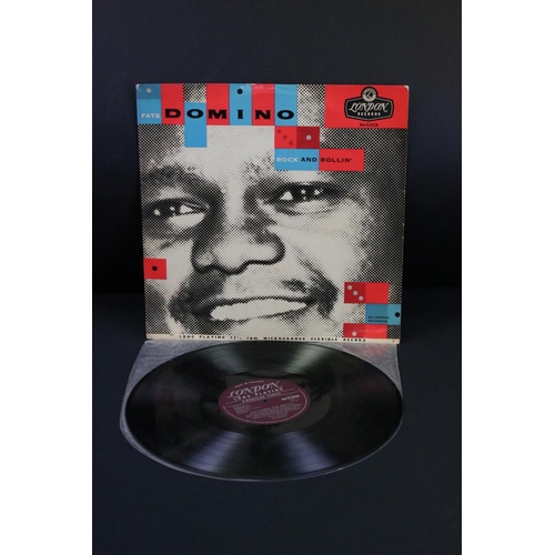 837 - Vinyl - Fats Domino Rock and Rollin' on London Records HA-U-2028 purple American series London label... 